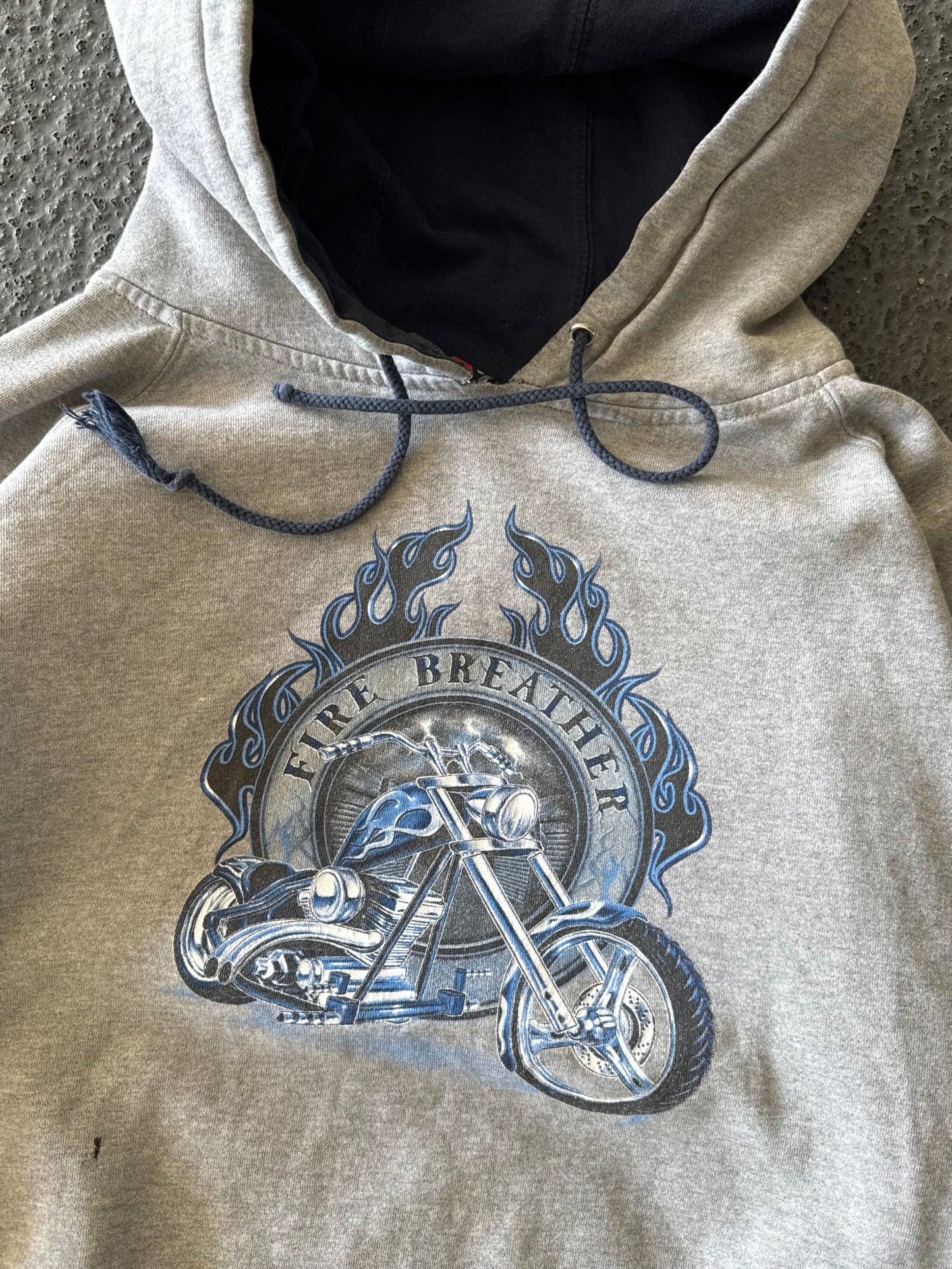 FIRE BREATHER HOODIE - L